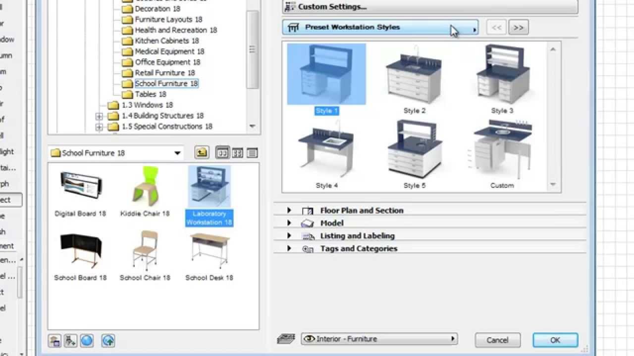 free archicad library